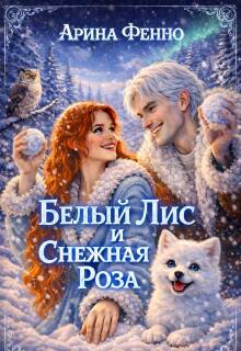Белый лис и снежная роза